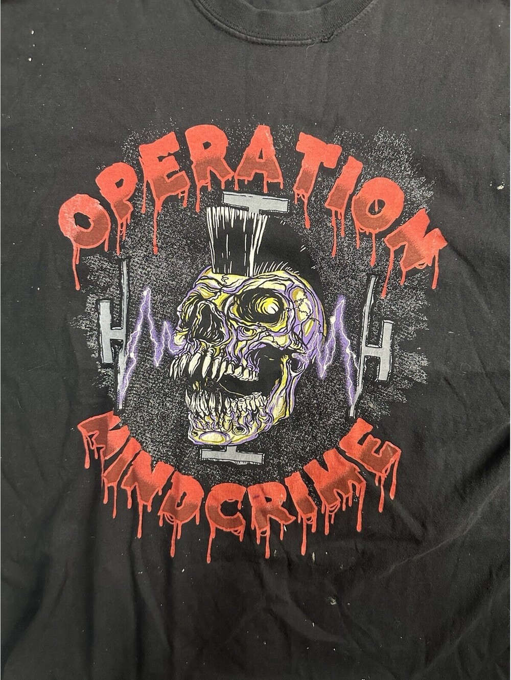 Queensryche Operation Mindcrime 30th Anniversary Tour Tee XL Skull Metal Grunge